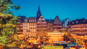 The Christmas Market in Frankfurt Germany