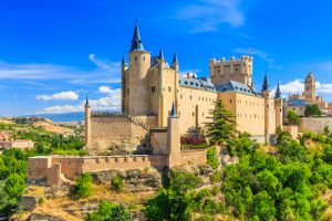 Madrid Spain Castle Alcazar de Segovia Travel