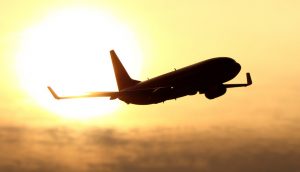 737 Silhouette at Sunset