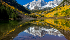 Aspen Colorado lake fall