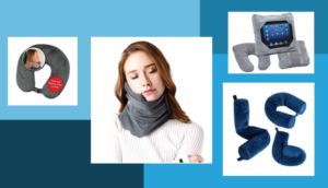 A variety of neck pillows in different styles