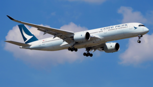 Cathay Pacific A350 landing