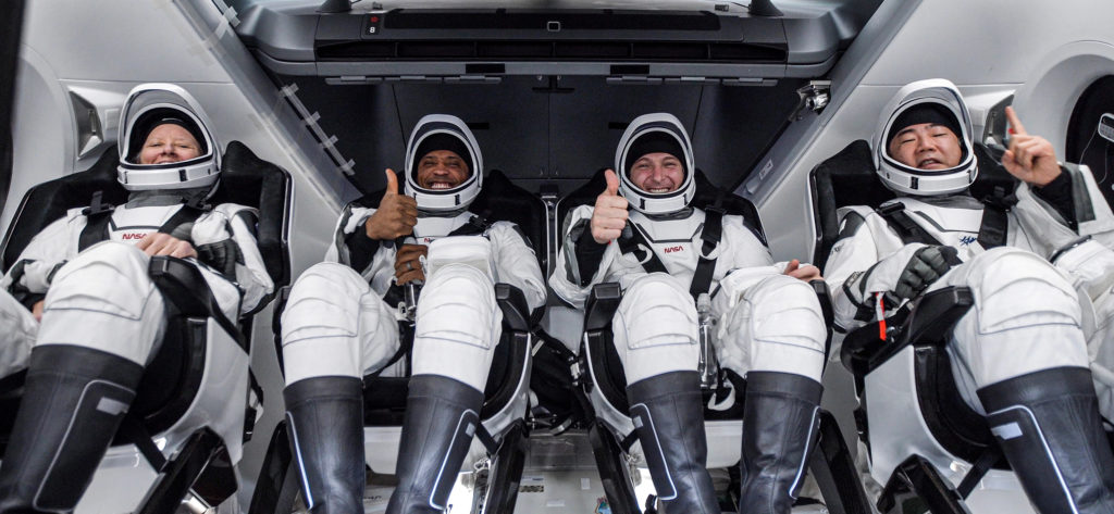 Crew on SpaceX flight