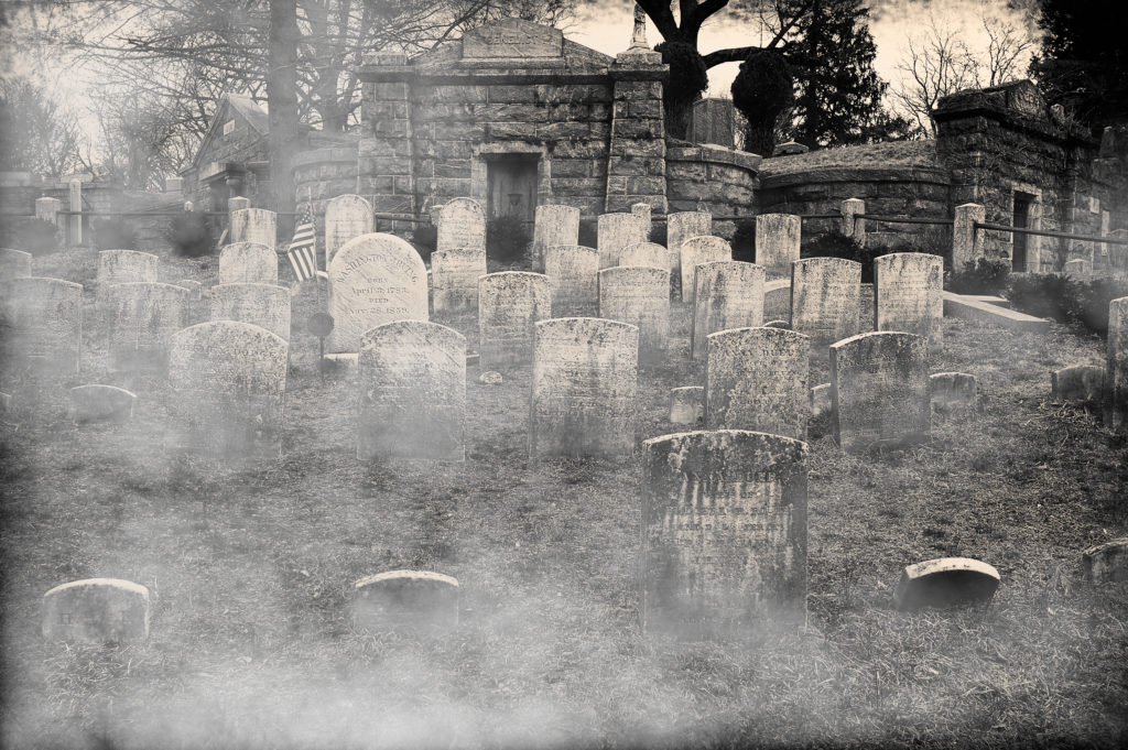 Old graveyard in Sleepy Hollow, New York
