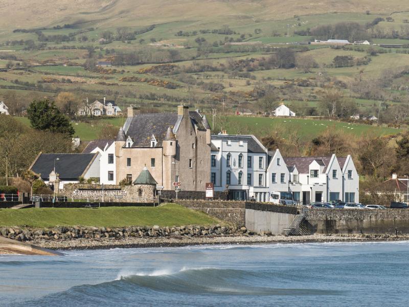 Ballygally Castle in Ballygally, Northern Ireland UK