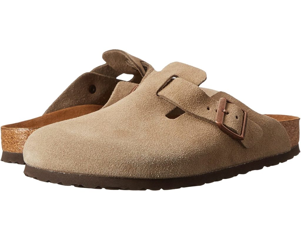 Birkenstock Boston shoes in tan