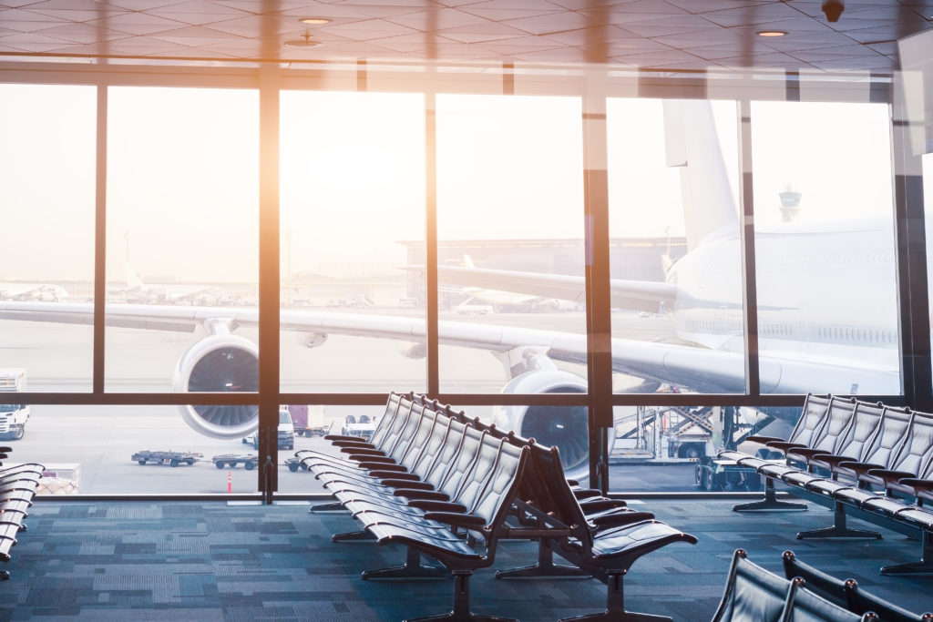 Empty terminal at airport