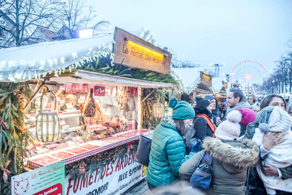 Stand at Winter Wonders, Brussels, Belgium